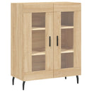 højskab 69,5x34x180 cm konstrueret træ sonoma-eg
