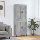 højskab 69,5x34x180 cm konstrueret træ betongrå