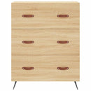 højskab 69,5x34x180 cm konstrueret træ sonoma-eg