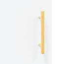 højskab 69,5x34x180 cm konstrueret træ hvid