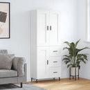 højskab 69,5x34x180 cm konstrueret træ hvid