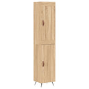 skab 34,5x34x180 cm konstrueret træ sonoma-eg