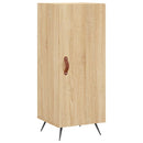 skab 34,5x34x180 cm konstrueret træ sonoma-eg