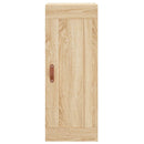 skab 34,5x34x180 cm konstrueret træ sonoma-eg