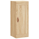 skab 34,5x34x180 cm konstrueret træ sonoma-eg