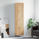 skab 34,5x34x180 cm konstrueret træ sonoma-eg