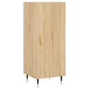 skab 34,5x34x180 cm konstrueret træ sonoma-eg