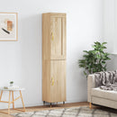 skab 34,5x34x180 cm konstrueret træ sonoma-eg