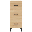 skab 34,5x34x180 cm konstrueret træ sonoma-eg