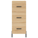 skab 34,5x34x180 cm konstrueret træ sonoma-eg