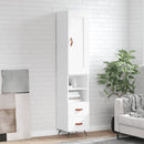 skab 34,5x34x180 cm konstrueret træ hvid