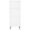 skab 34,5x34x180 cm konstrueret træ hvid