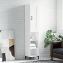 skab 34,5x34x180 cm konstrueret træ hvid