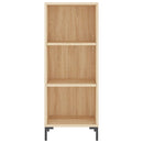 skab 34,5x34x180 cm konstrueret træ sonoma-eg