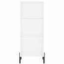 skab 34,5x34x180 cm konstrueret træ hvid