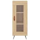 skab 34,5x34x180 cm konstrueret træ sonoma-eg