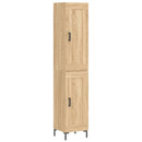 skab 34,5x34x180 cm konstrueret træ sonoma-eg