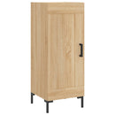 skab 34,5x34x180 cm konstrueret træ sonoma-eg