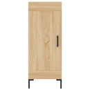 skab 34,5x34x180 cm konstrueret træ sonoma-eg