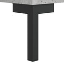 skab 34,5x34x180 cm konstrueret træ betongrå