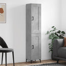 skab 34,5x34x180 cm konstrueret træ betongrå