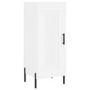 skab 34,5x34x180 cm konstrueret træ hvid