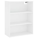 højskab 69,5x34x180 cm konstrueret træ hvid