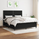 kontinentalseng med madras 180x200 cm stof sort