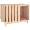 hundehus 90x60x67 cm massivt fyrretræ