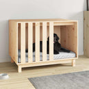 hundehus 90x60x67 cm massivt fyrretræ