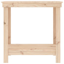 arbejdsbord 80x50x80 cm massivt fyrretræ