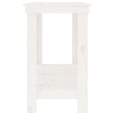 arbejdsbord 180x50x80 cm massivt fyrretræ hvid