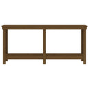 arbejdsbord 180x50x80 cm massivt fyrretræ gyldenbrun