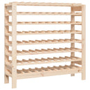 vinreol 109,5x30x107,5 cm massivt fyrretræ