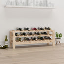 vinreol 109,5x30x42 cm massivt fyrretræ