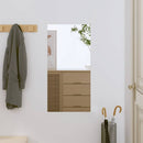 vægspejl 30x60 cm rektangulær glas