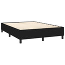 kontinentalseng med madras 140x200 cm stof sort