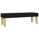 kontinentalseng med madras 140x190 cm stof sort