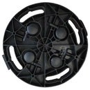 plantevogne 2 stk. med hjul 170 kg diam. 30 cm sort
