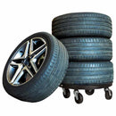 plantevogne 2 stk. med hjul 275 kg diam. 40 cm sort