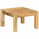 sofabord 55x55x35 cm massivt mangotræ