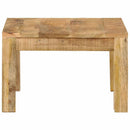 sofabord 55x55x35 cm massivt mangotræ