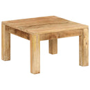 sofabord 55x55x35 cm massivt mangotræ
