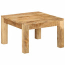 sofabord 55x55x35 cm massivt mangotræ