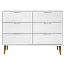 sengebord MOLDE 113x40x80 cm massivt fyrretræ hvid