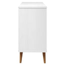 sengebord MOLDE 113x40x80 cm massivt fyrretræ hvid