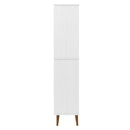 bogreol MOLDE 85x35x170,5 cm massivt fyrretræ hvid