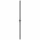dør 93x201,5 cm sikkerhedsglas mat glas og aluminium sort