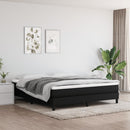 kontinentalseng med madras 180x200 cm stof sort