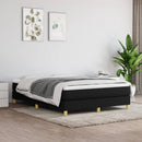 kontinentalseng med madras 140x200 cm stof sort